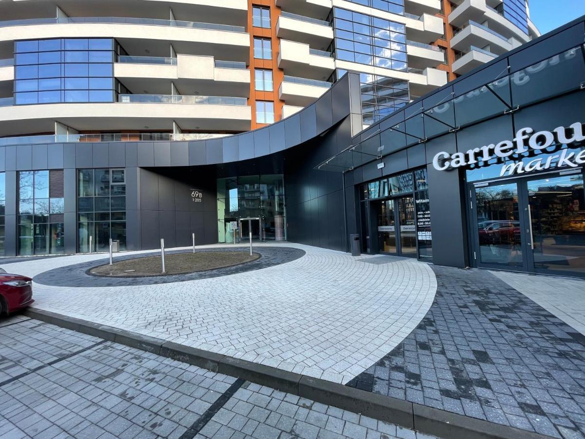 크라쿠프 Vistula Terraces 10Th Floor 아파트 외부 사진